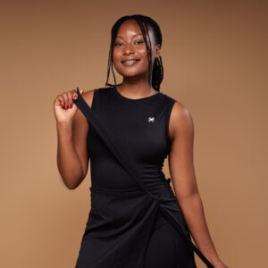 Noir Wrap Dress