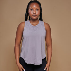 Loose Vest with Mesh Detail